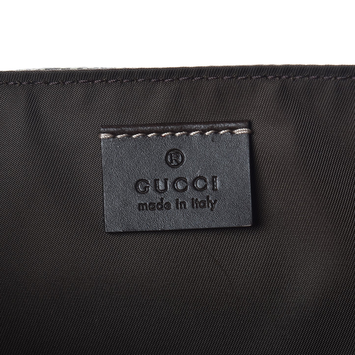 GG Plus Monogram Messenger Diaper Bag Dark Brown