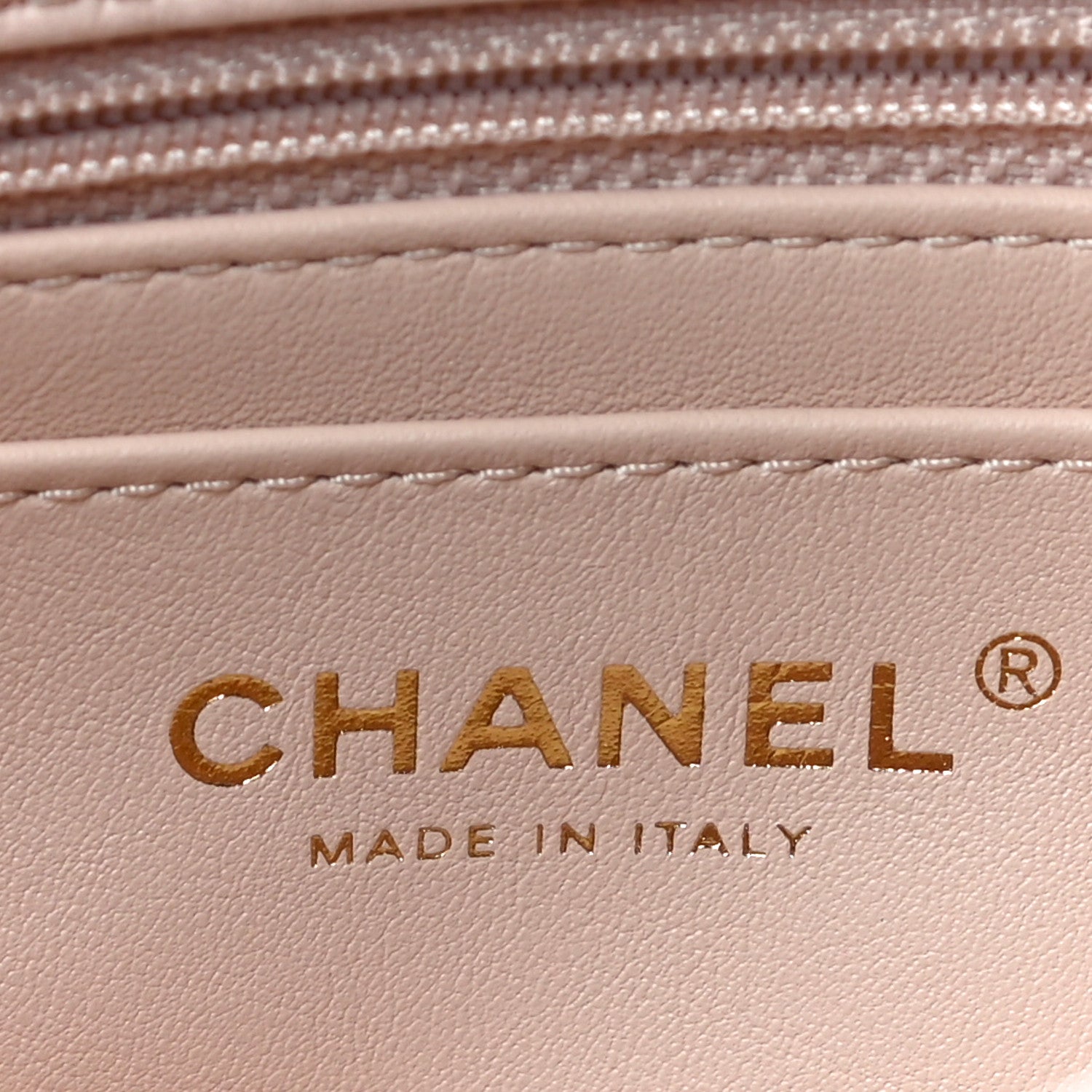 Chanel Lambskin Quilted Mini Rectangular Pearl Crush Flap Light Beige 6 of 11