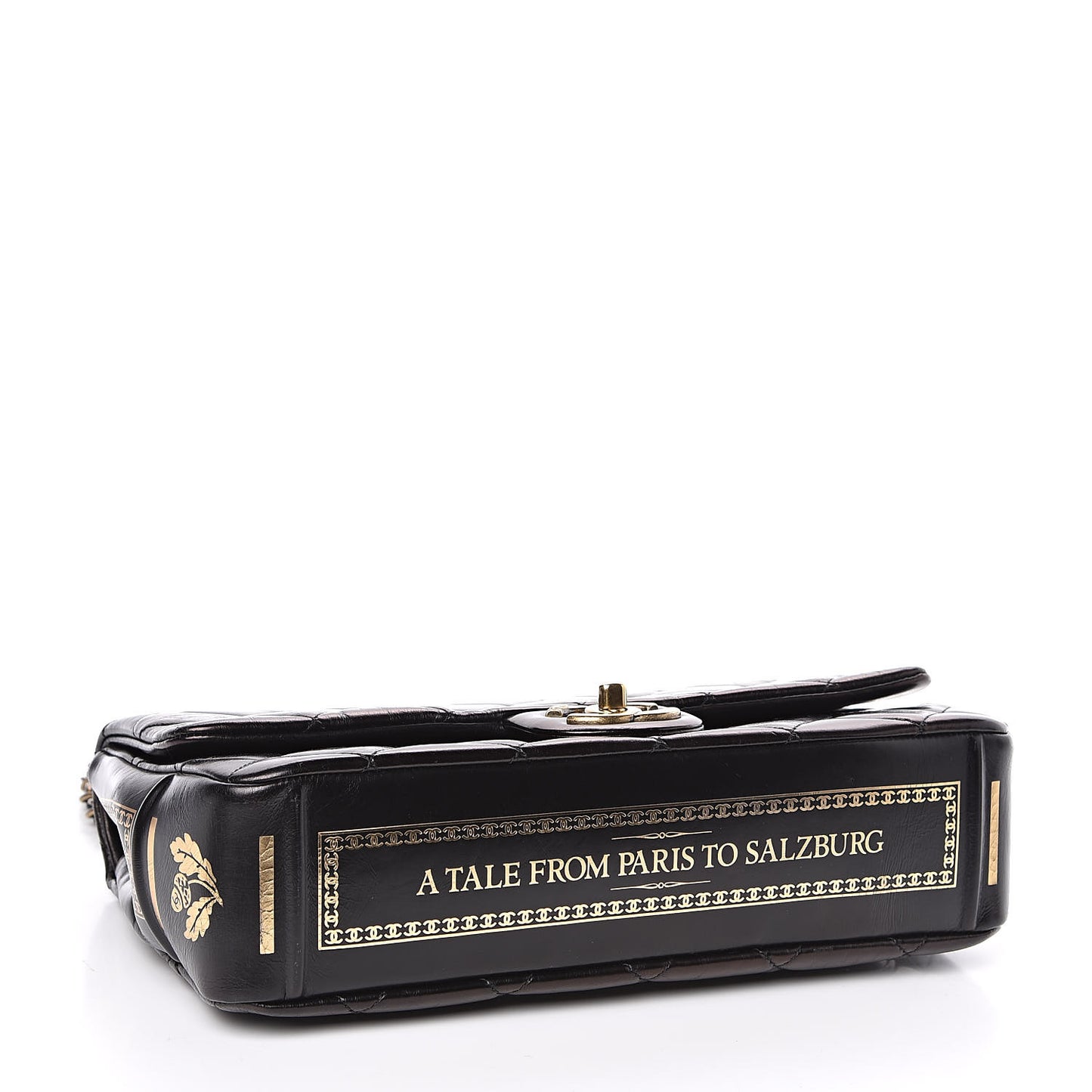 Hot Stamping Calfskin Tale Of Salzburg Flap Black