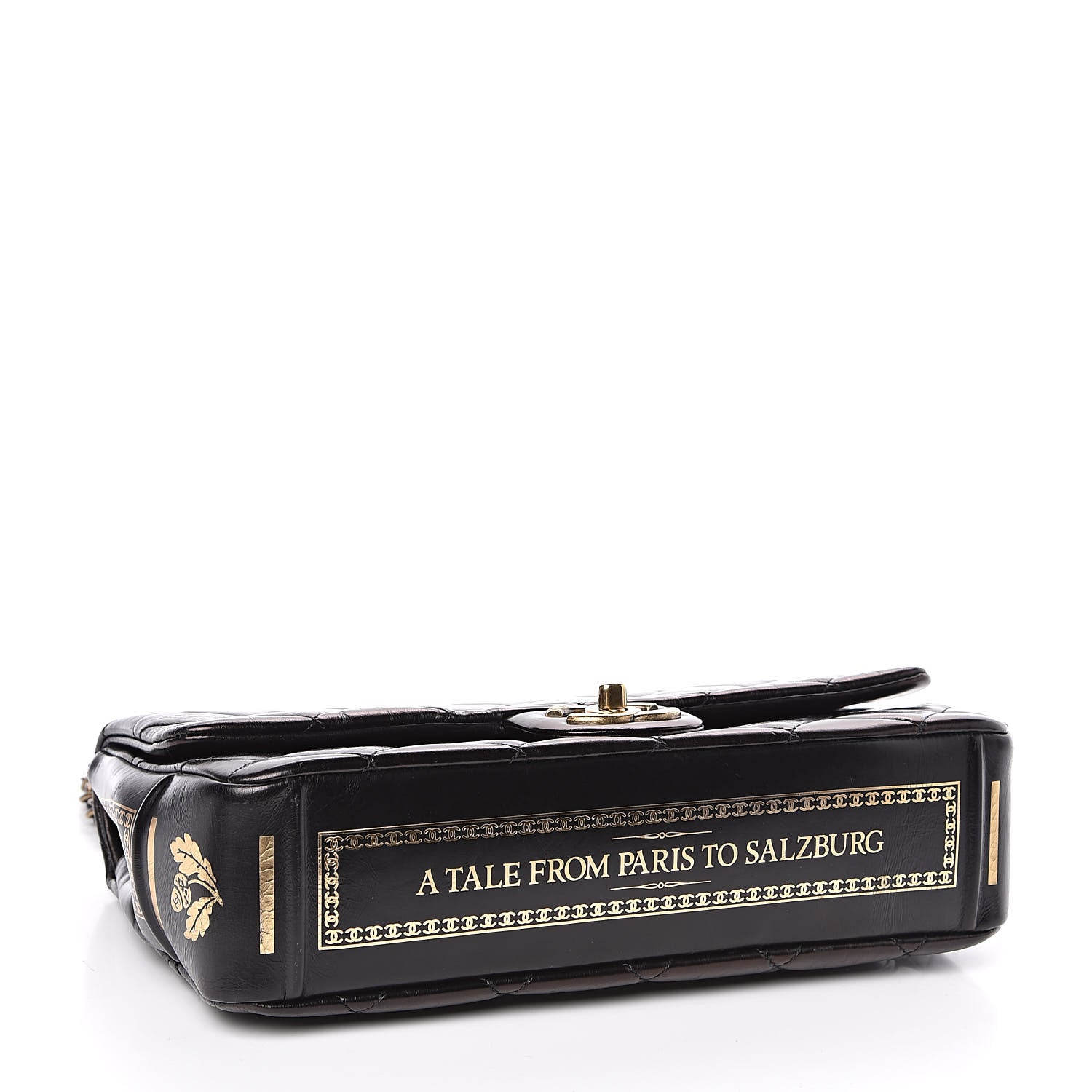 Chanel Hot Stamping Calfskin Tale Of Salzburg Flap Black 4 of 10