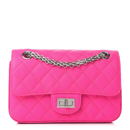 Chanel Goatskin Quilted 2.55 Reissue Mini Flap Fluorescent Pink 1 of 10
