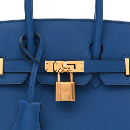 Hermes Swift Birkin 25 Bleu France 8 of 11