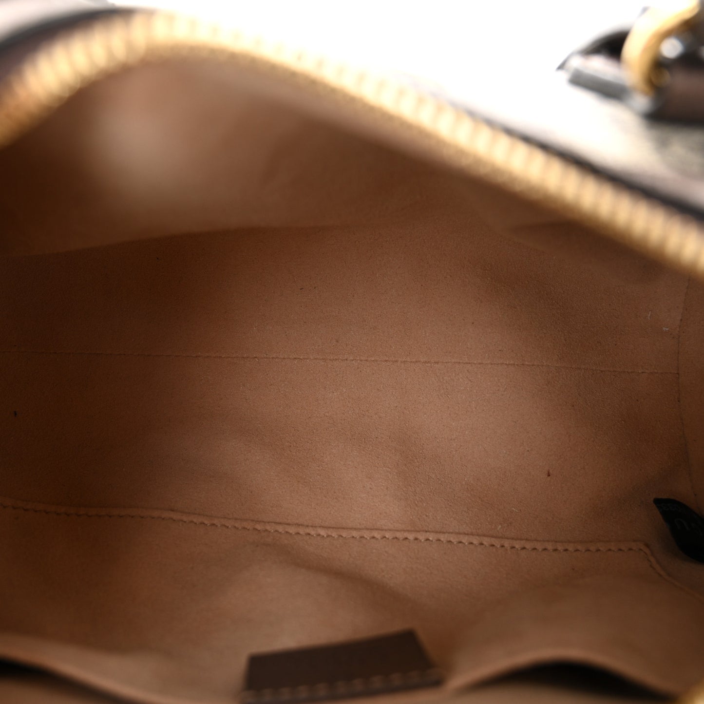 GG Supreme Monogram Web Small Ophidia Boston Bag Beige New Acero