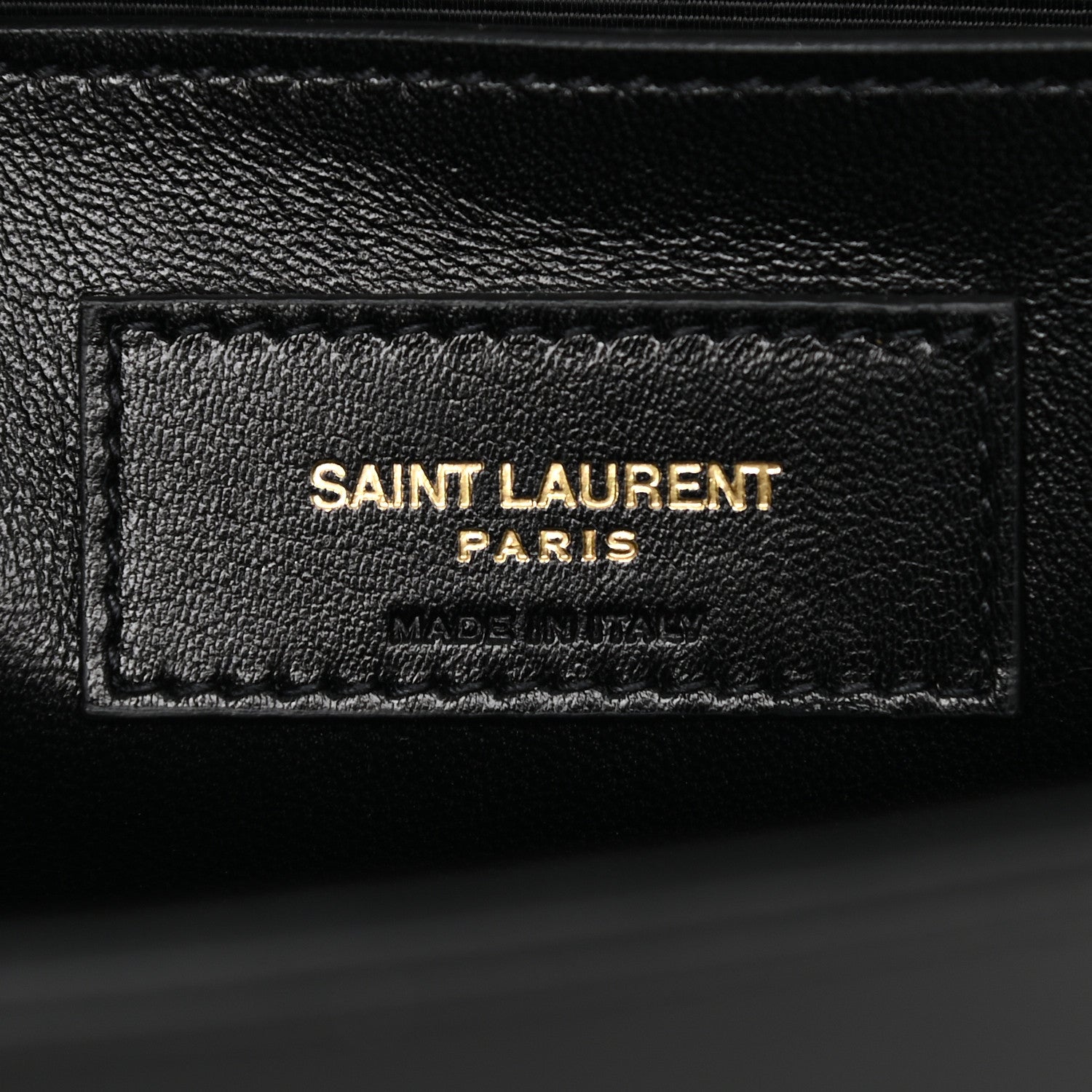 Saint Laurent Smooth Calfskin Medium Classic Monogram Kate Satchel Black 6 of 8