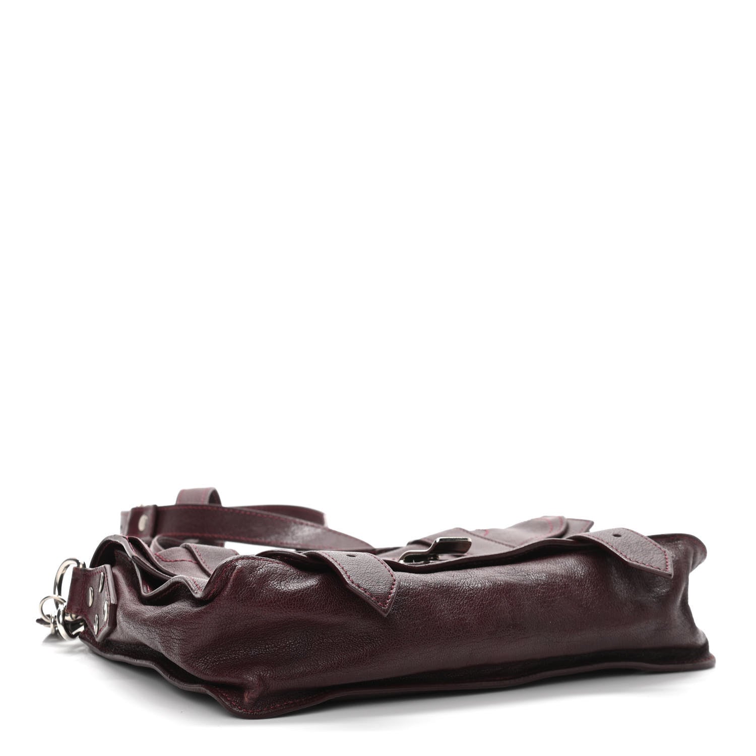 Proenza Schouler Lambskin Medium PS1 Satchel Burgundy 4 of 10