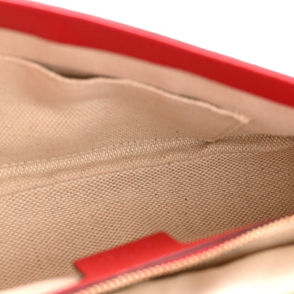 Gucci Pebbled Calfskin Medium Soho Flap Crossbody Tabasco Red 5 of 12