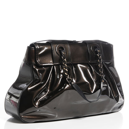 Fendi Patent B Bag Bronze 3 of 10