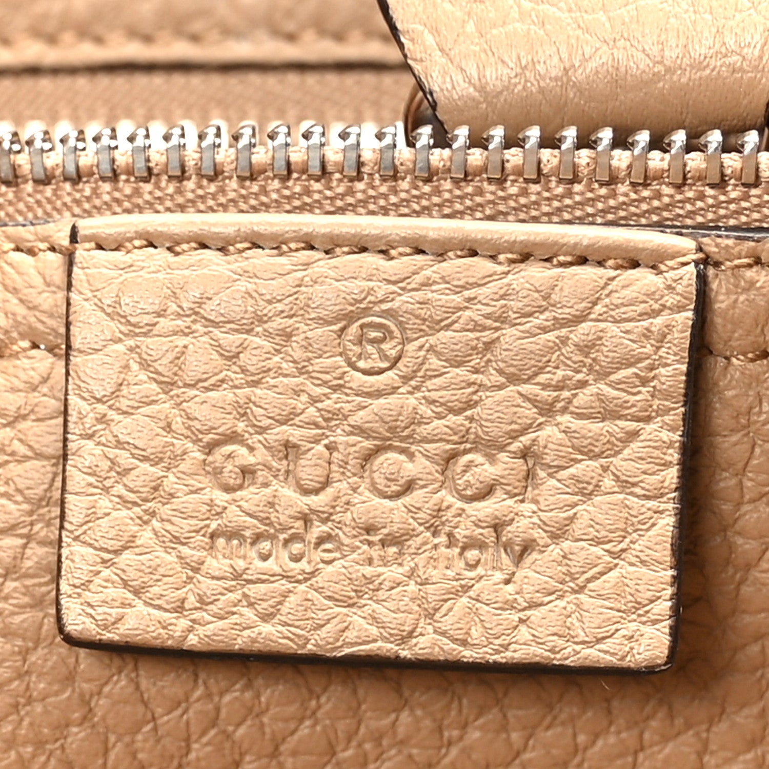 Gucci Soft Calfskin Medium Jackie Top Handle Bag Beige 6 of 9