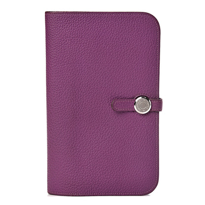 Hermes Togo Dogon Duo Wallet Ultraviolet 1 of 18