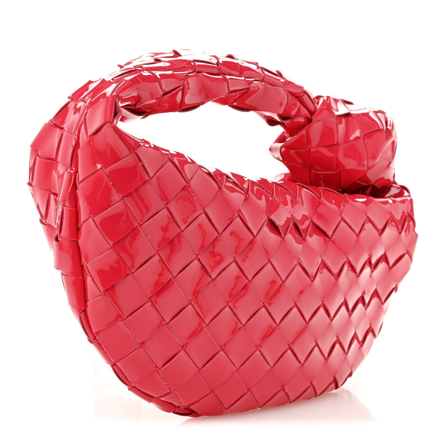 Patent Nappa Intrecciato Mini Jodie Candy Stripe