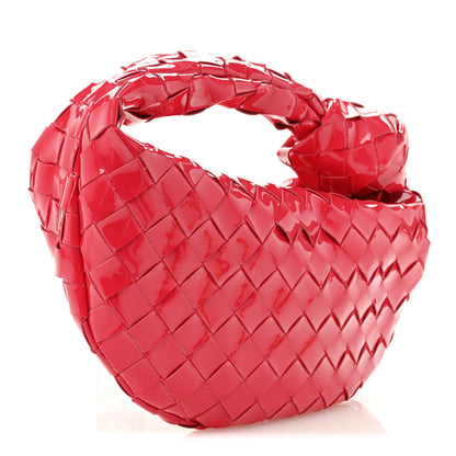 Bottega Veneta Patent Nappa Intrecciato Mini Jodie Candy Stripe 3 of 11