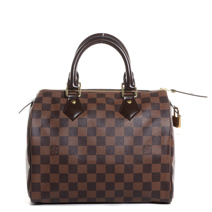 Louis Vuitton Damier Ebene Speedy 25 1 of 8