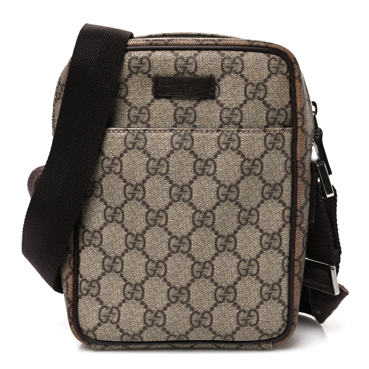 Gucci GG Plus Monogram Messenger Bag Ebony 1 of 11