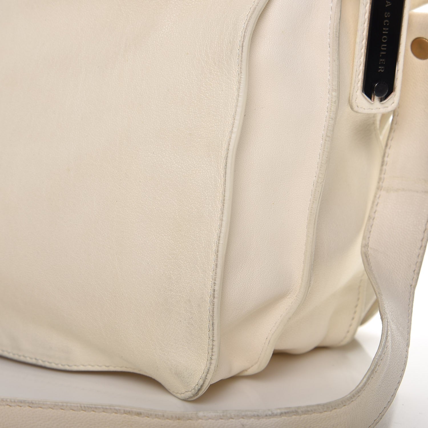 Proenza Schouler Lambskin Large PS1 Satchel Ivory 14 of 22