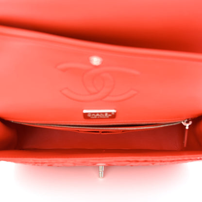 Chanel Snakeskin Medium Double Flap Red 5 of 13