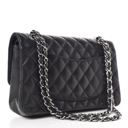Chanel Caviar Quilted Medium Double Flap Black 3 of 10