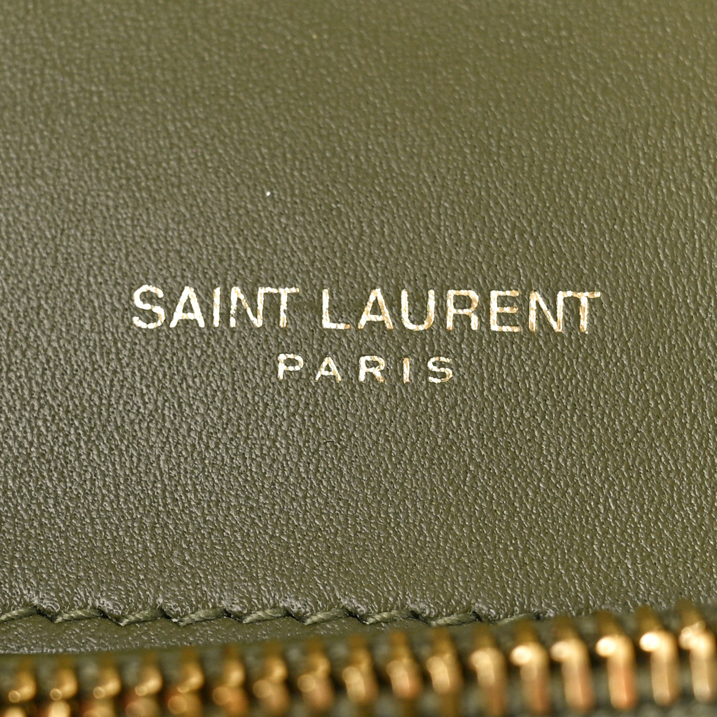 Saint Laurent Suede Matelasse Chevron Monogram Medium College Bag Loden Green 6 of 10