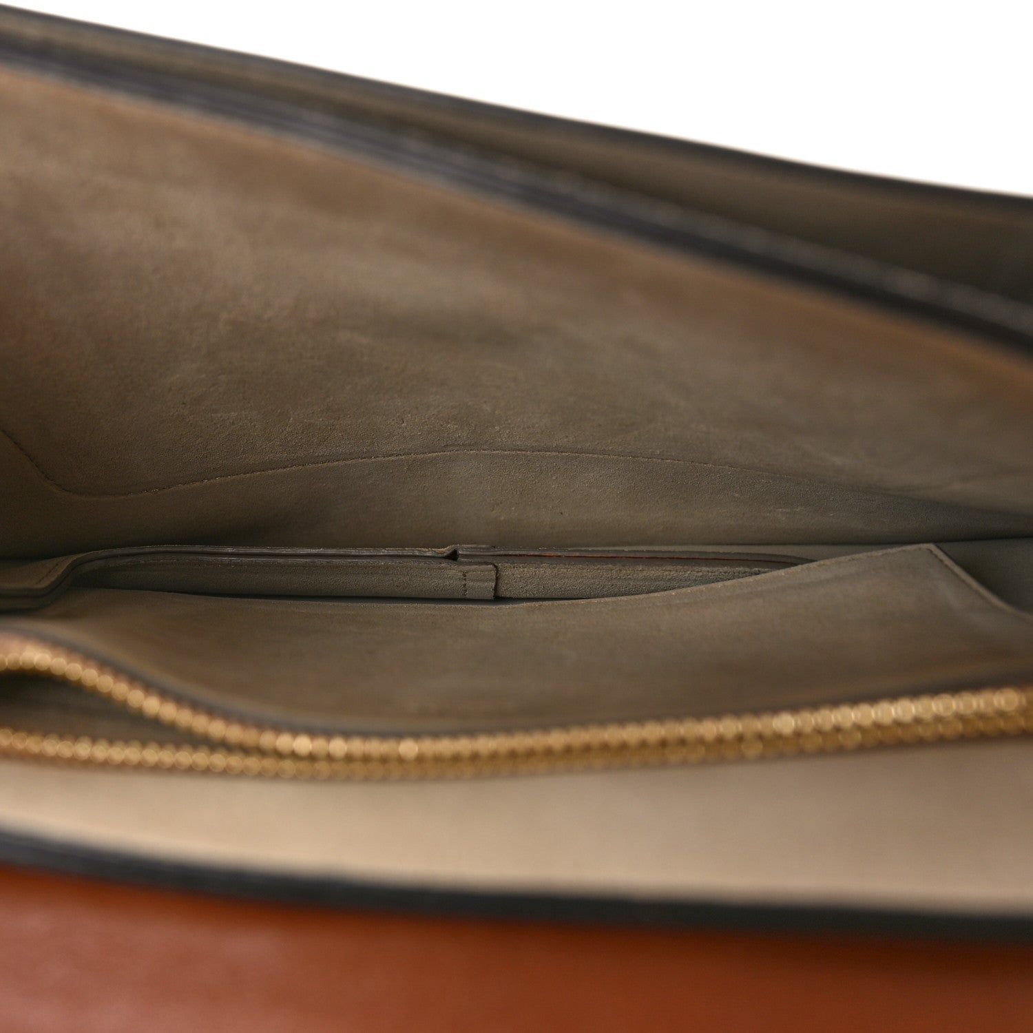 Chloe Suede Calfskin Medium Faye Shoulder Bag Tobacco 5 of 8