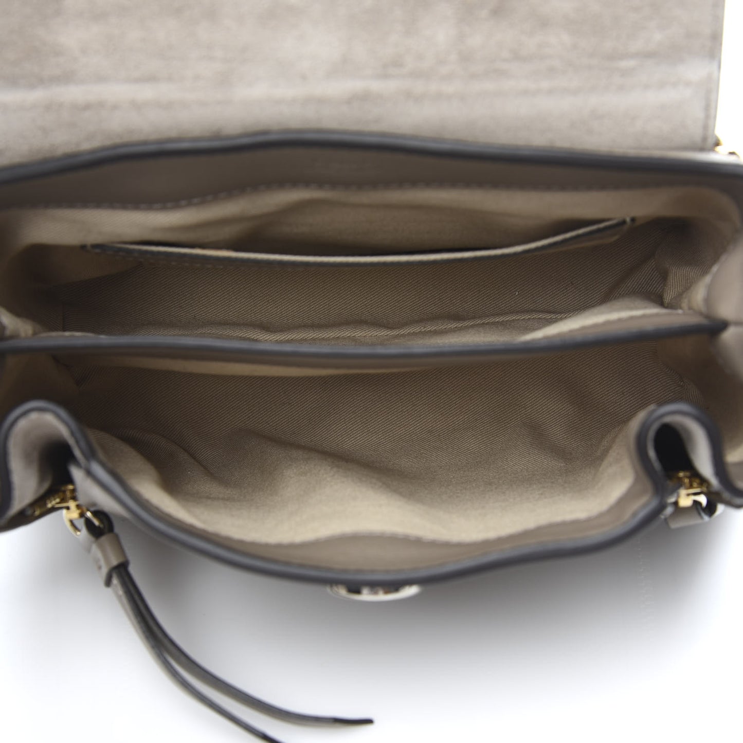 Calfskin Mini Faye Day Shoulder Bag Motty Grey