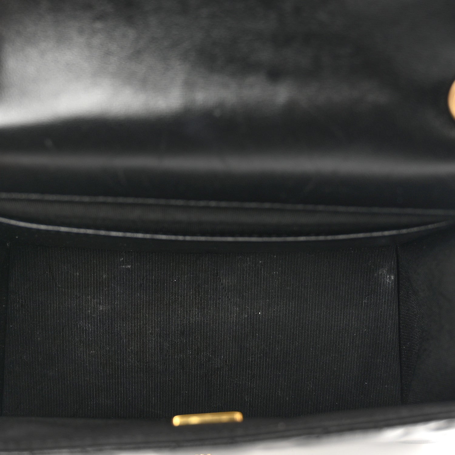 Chanel Shiny Lambskin Quilted Mini Flap Black 6 of 11