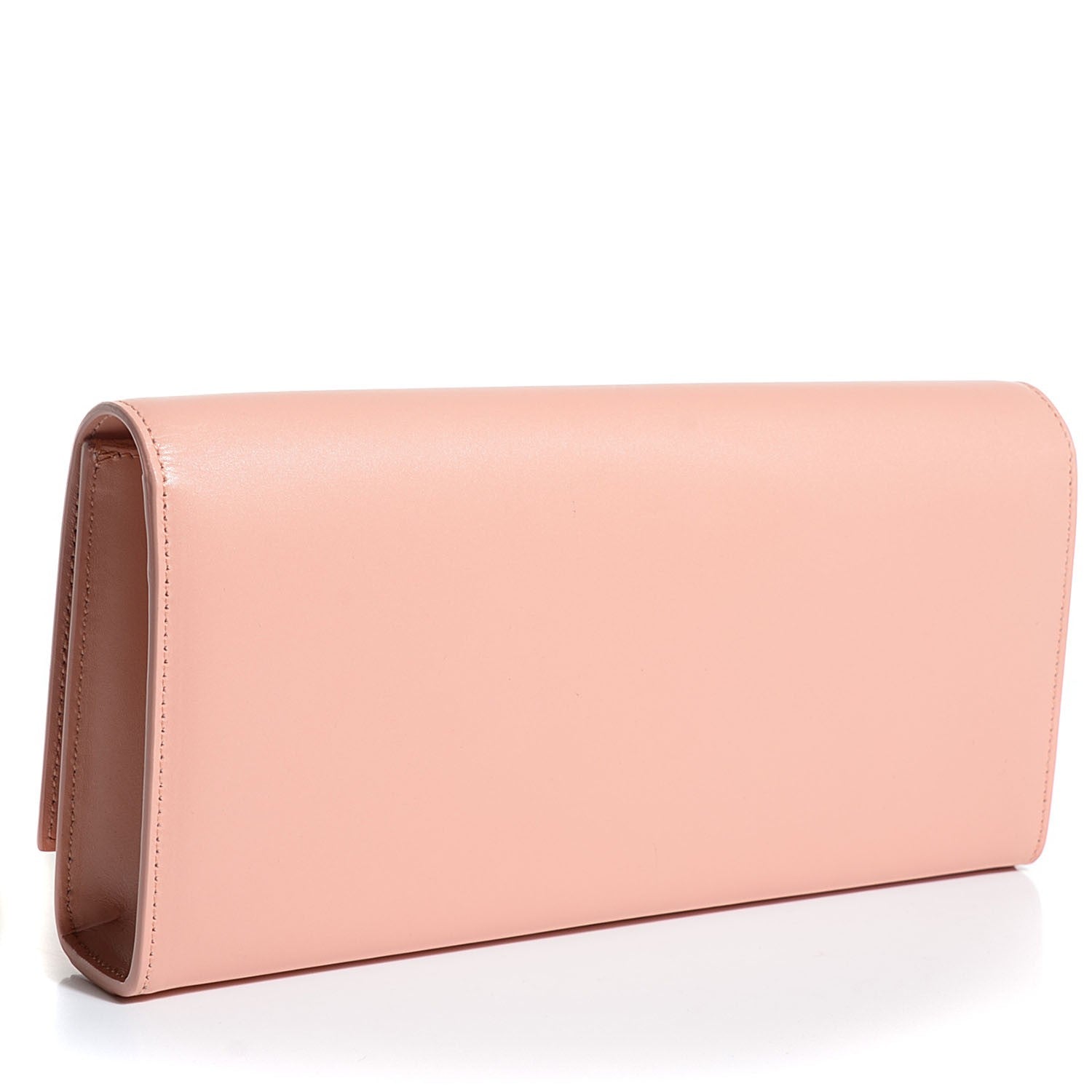 Saint Laurent Smooth Calfskin Classic Monogram Clutch Blush 3 of 8