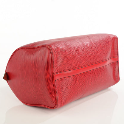 Louis Vuitton Epi Speedy 35 Rouge 4 of 8