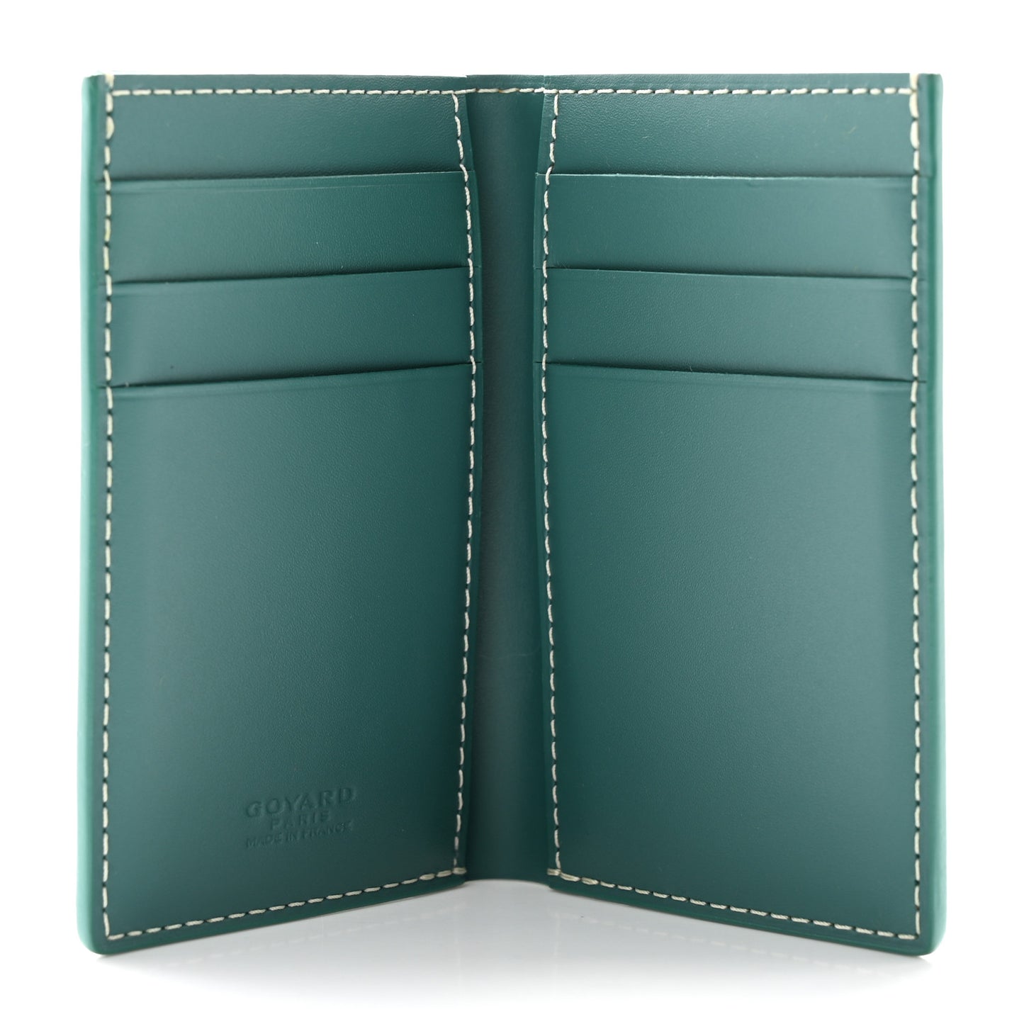 Goyardine Saint Pierre Card Holder Green