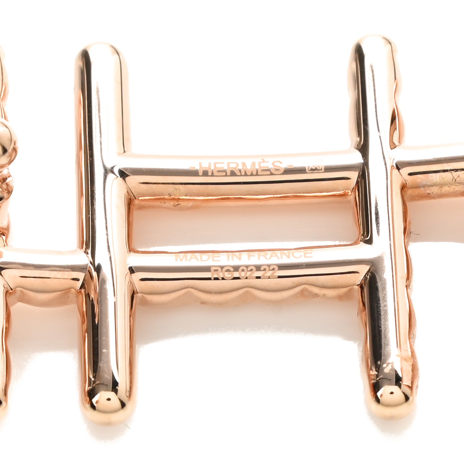 Hermes Swift Epsom 24mm H au Carre Twist Belt 90 Black Gold 5 of 6