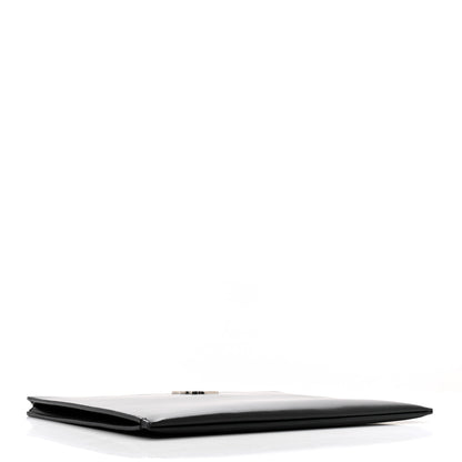 Saint Laurent Calfskin Monogram iPad Case Black 4 of 8
