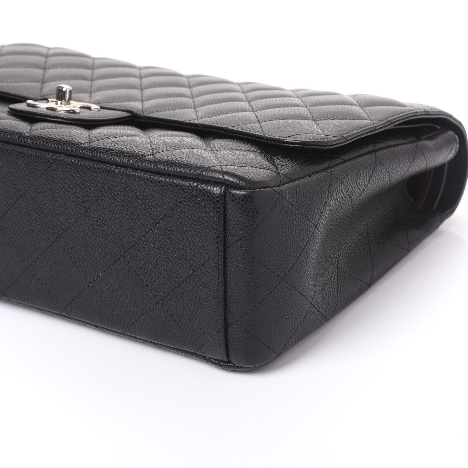 Chanel Caviar Quilted Maxi Double Flap Black 9 of 10