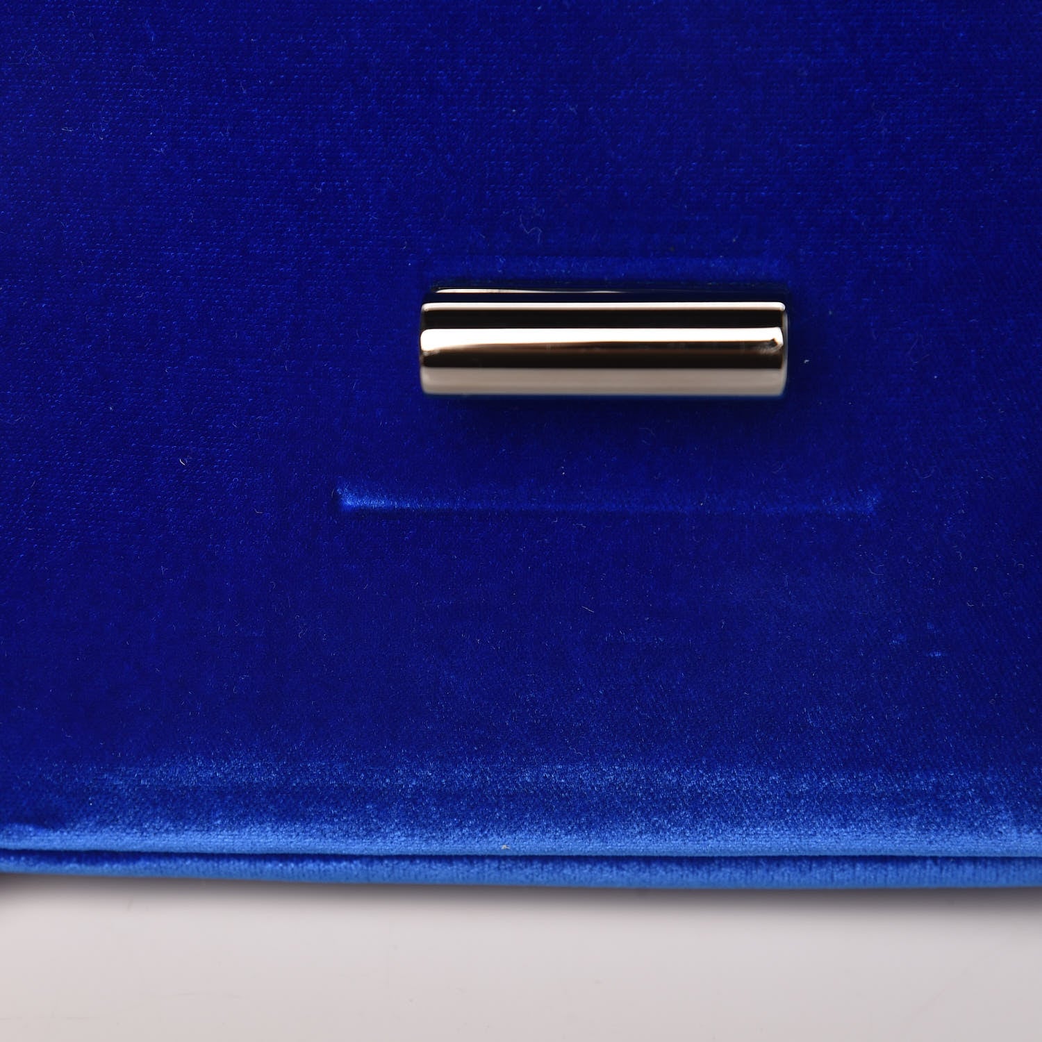 Tom Ford Velvet Large Natalia Chain Bag Imperial Blue 7 of 13