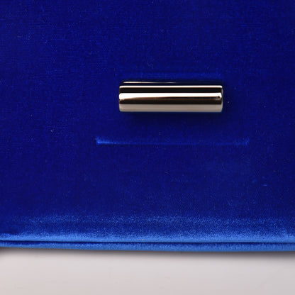 Tom Ford Velvet Large Natalia Chain Bag Imperial Blue 7 of 13