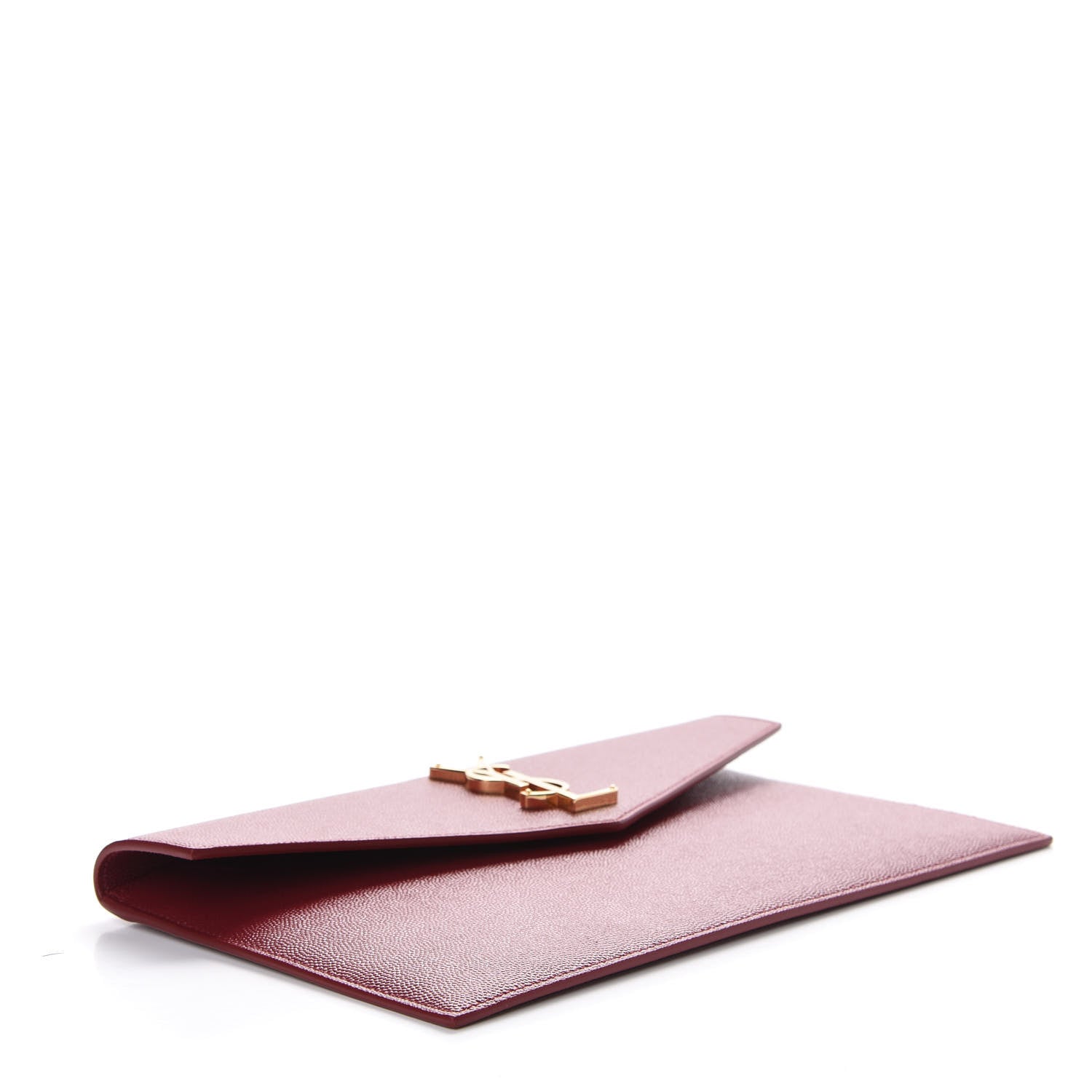 Saint Laurent Grain De Poudre Uptown Pouch Red 3 of 10