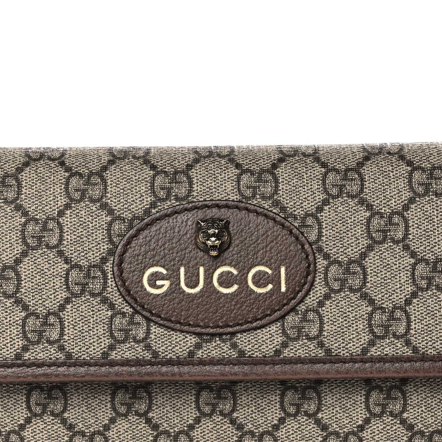 Gucci GG Supreme Monogram Neo Vintage Web Belt Bag Brown 13 of 13