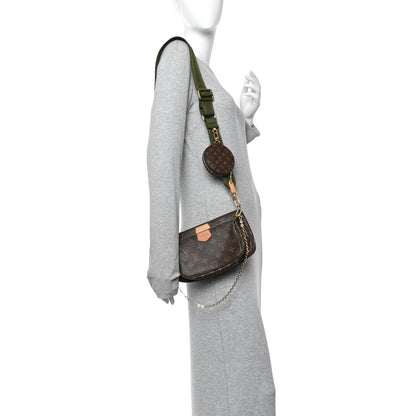 Louis Vuitton Monogram Multi Pochette Accessories Kaki 2 of 9
