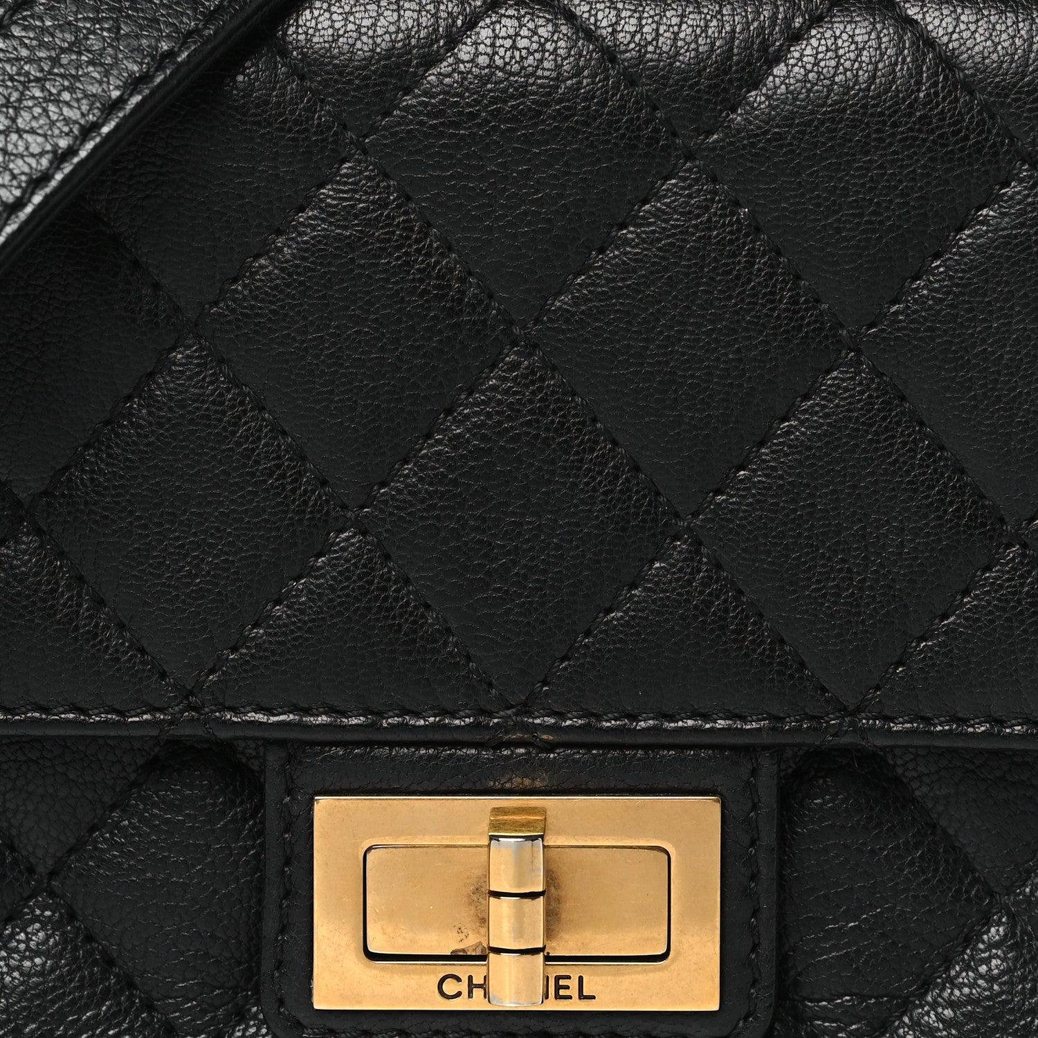 Chanel Goatskin Quilted Rita Flap Black 8 of 11