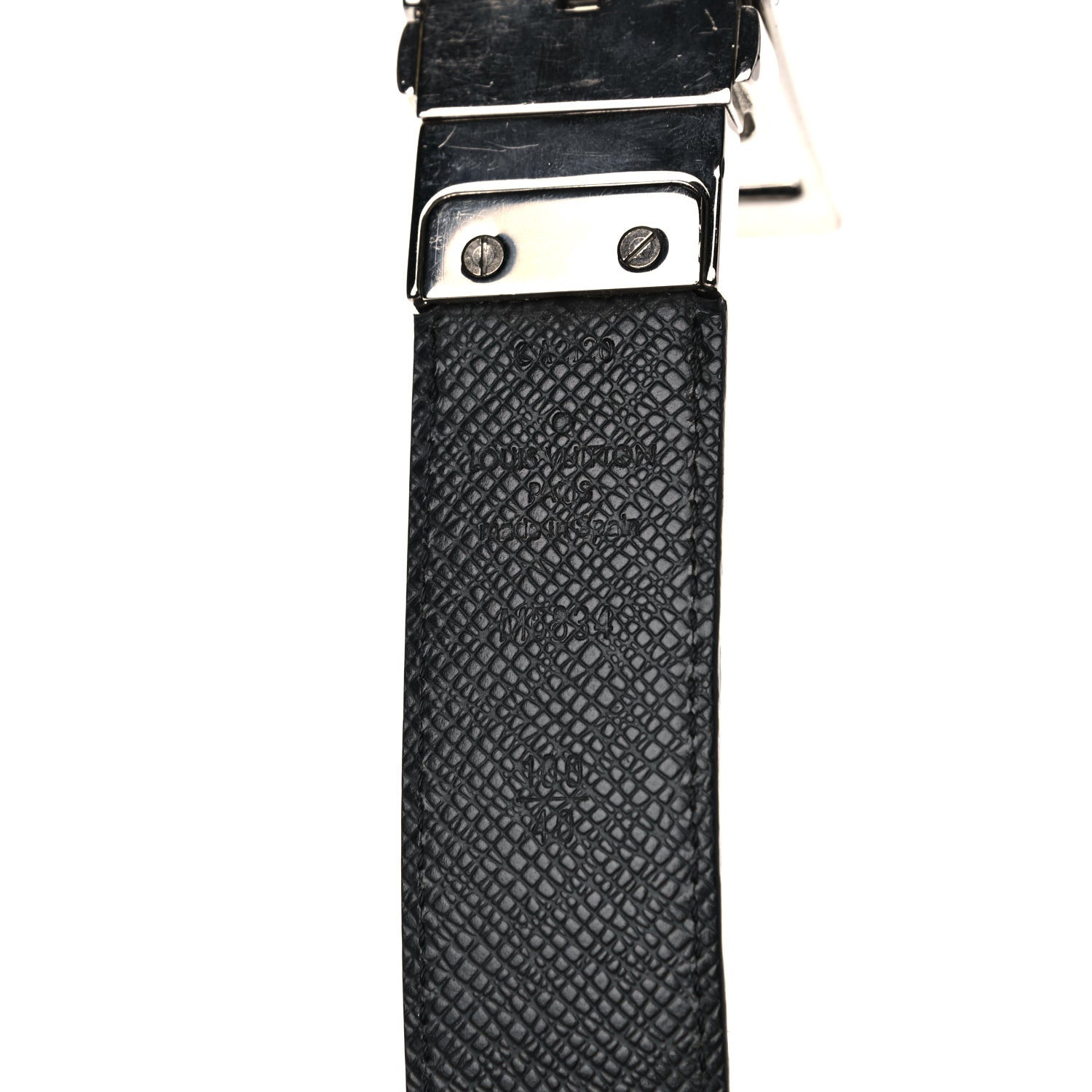 Louis Vuitton Damier Graphite 35mm Belt 100 40 3 of 9