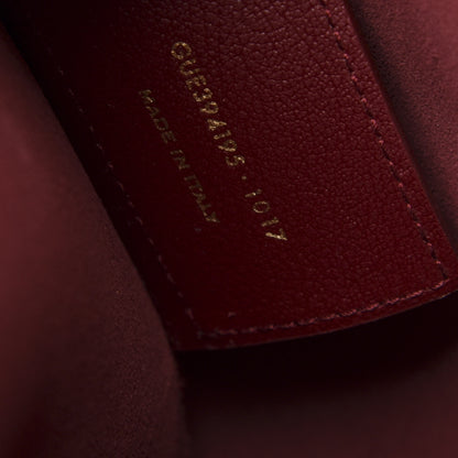 Saint Laurent Calfskin Large Shopping Tote Bordeaux 10 of 12