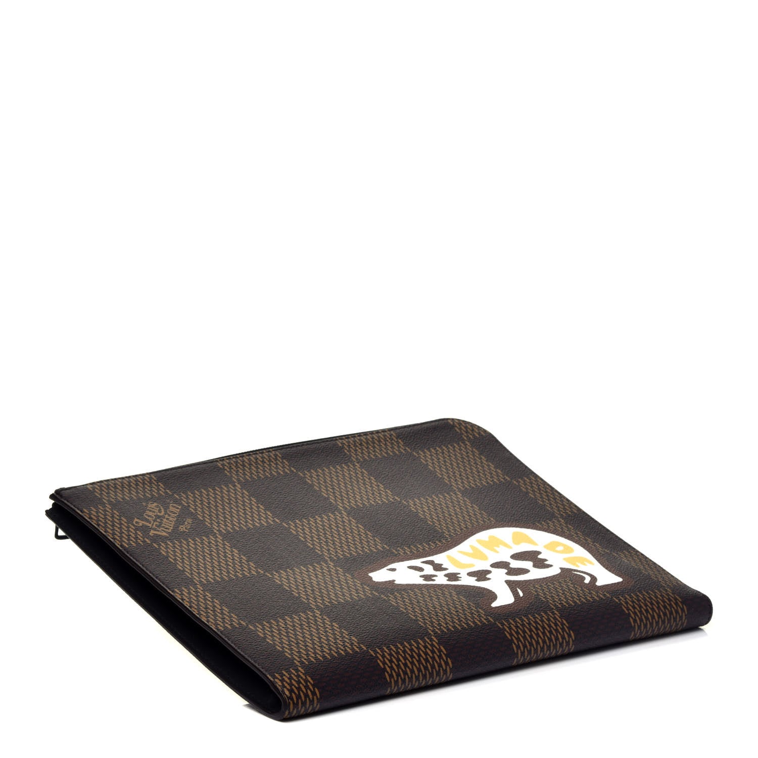 Louis Vuitton X NIGO Giant Damier Ebene Bear Pochette Jour GM 3 of 8
