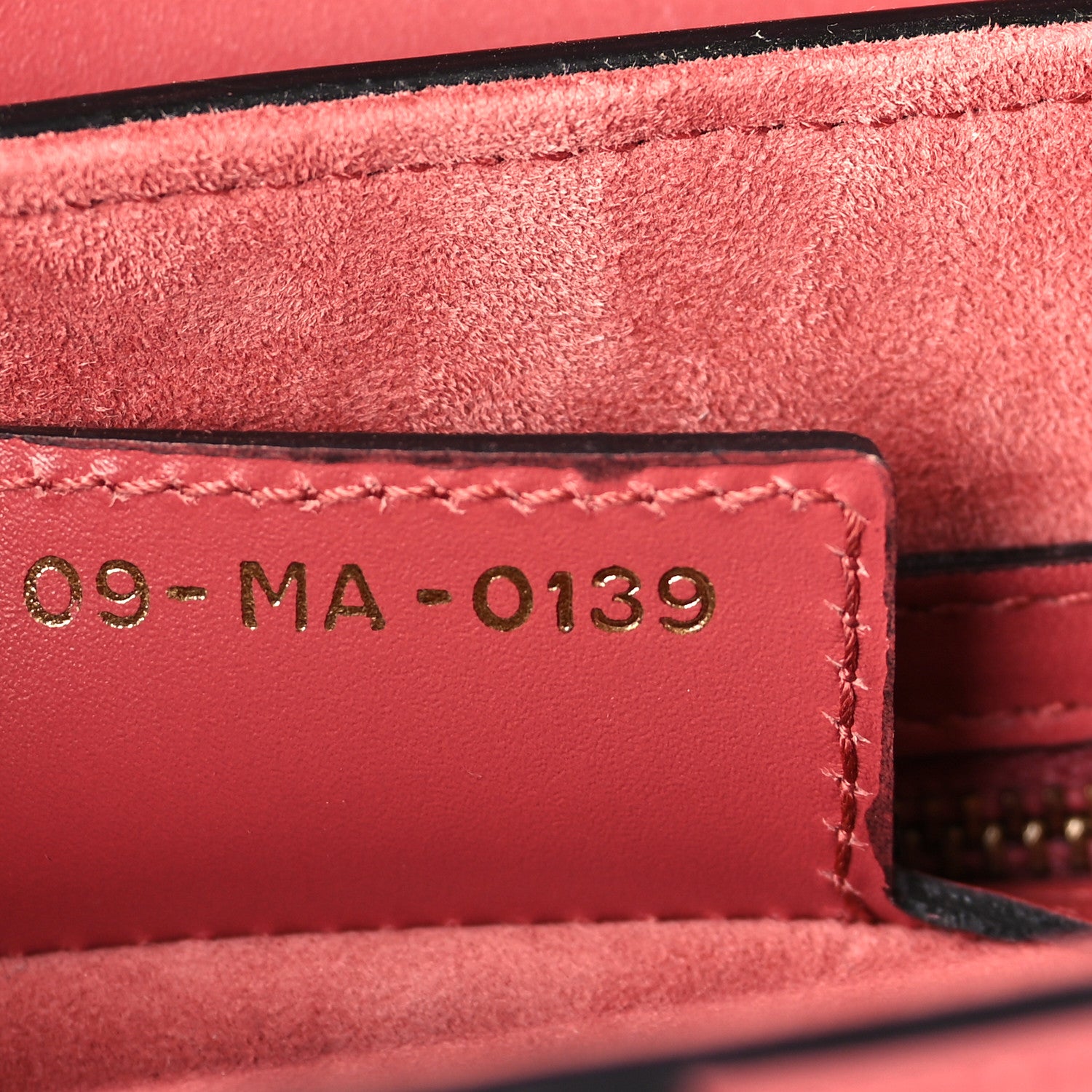 Christian Dior Calfskin Saddle Bag Pink 7 of 9