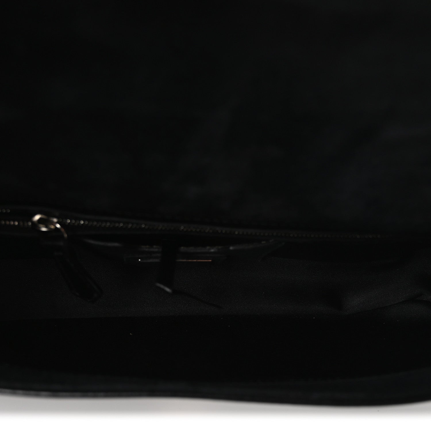 Fendi Nappa Floral Embroidered Baguette Black 6 of 10