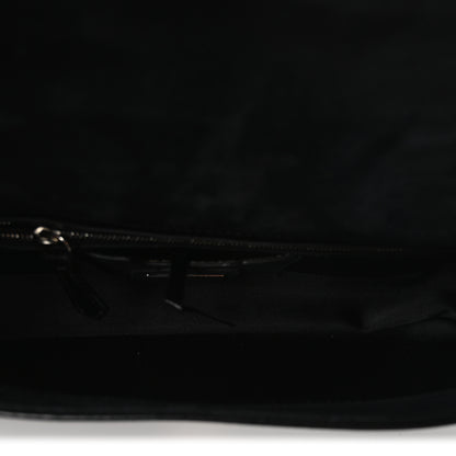 Fendi Nappa Floral Embroidered Baguette Black 6 of 10