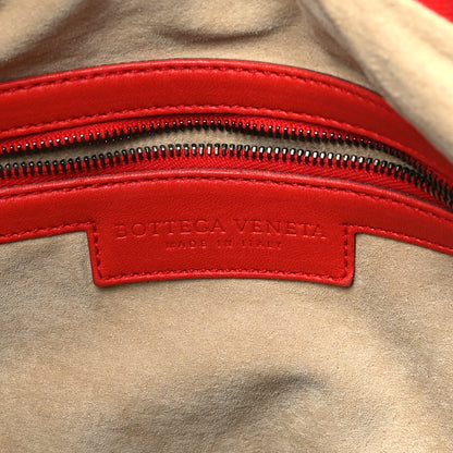 Bottega Veneta Nappa Intrecciato Fringe Large Veneta Hobo Rosso 6 of 10