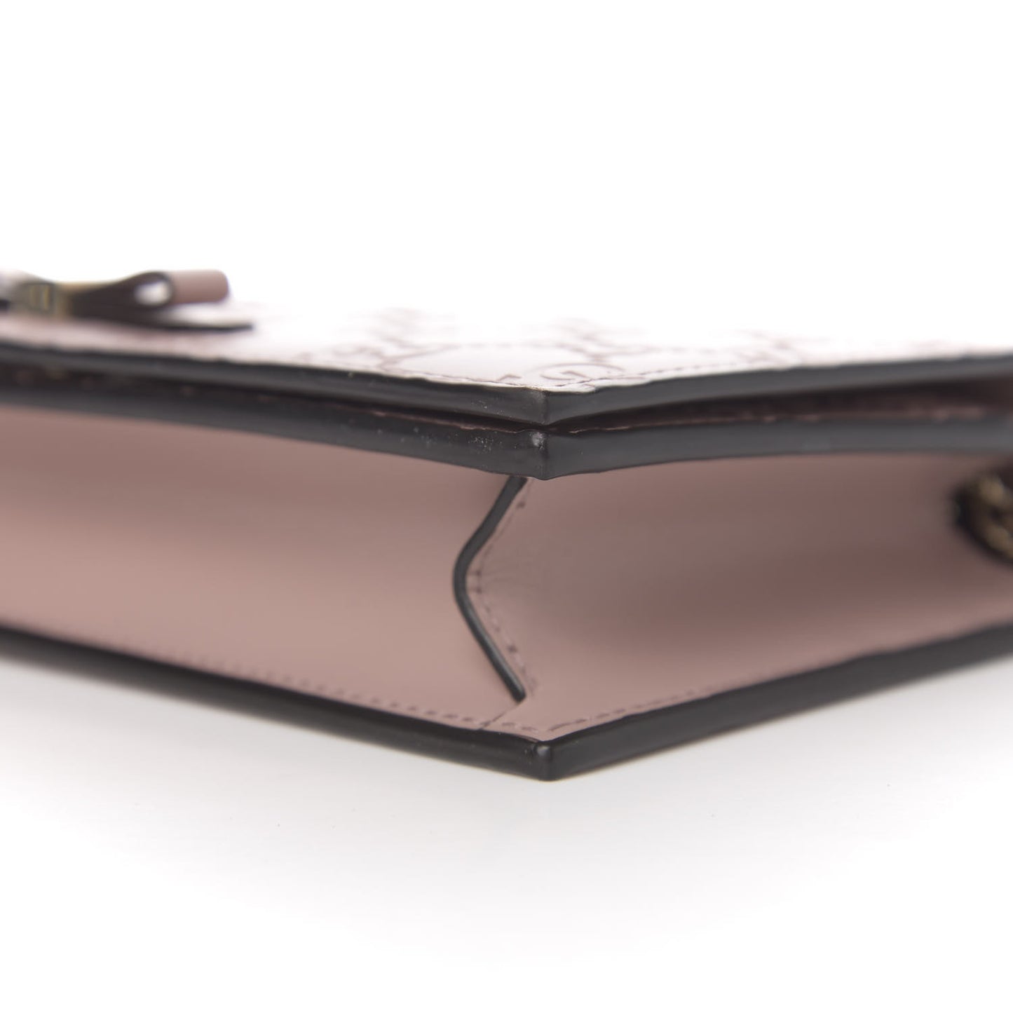 Guccissima Signature Bowy Chain Wallet Dark Cipria