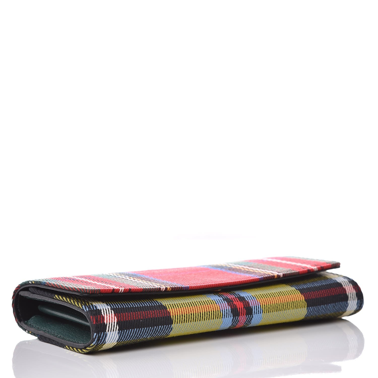 Burberry Canvas Tartan Mix Henley Wallet Red Multicolor 4 of 6