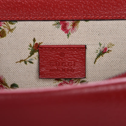 Gucci Textured Calfskin Web Medium Dionysus Shoulder Bag Hibiscus Red 6 of 9