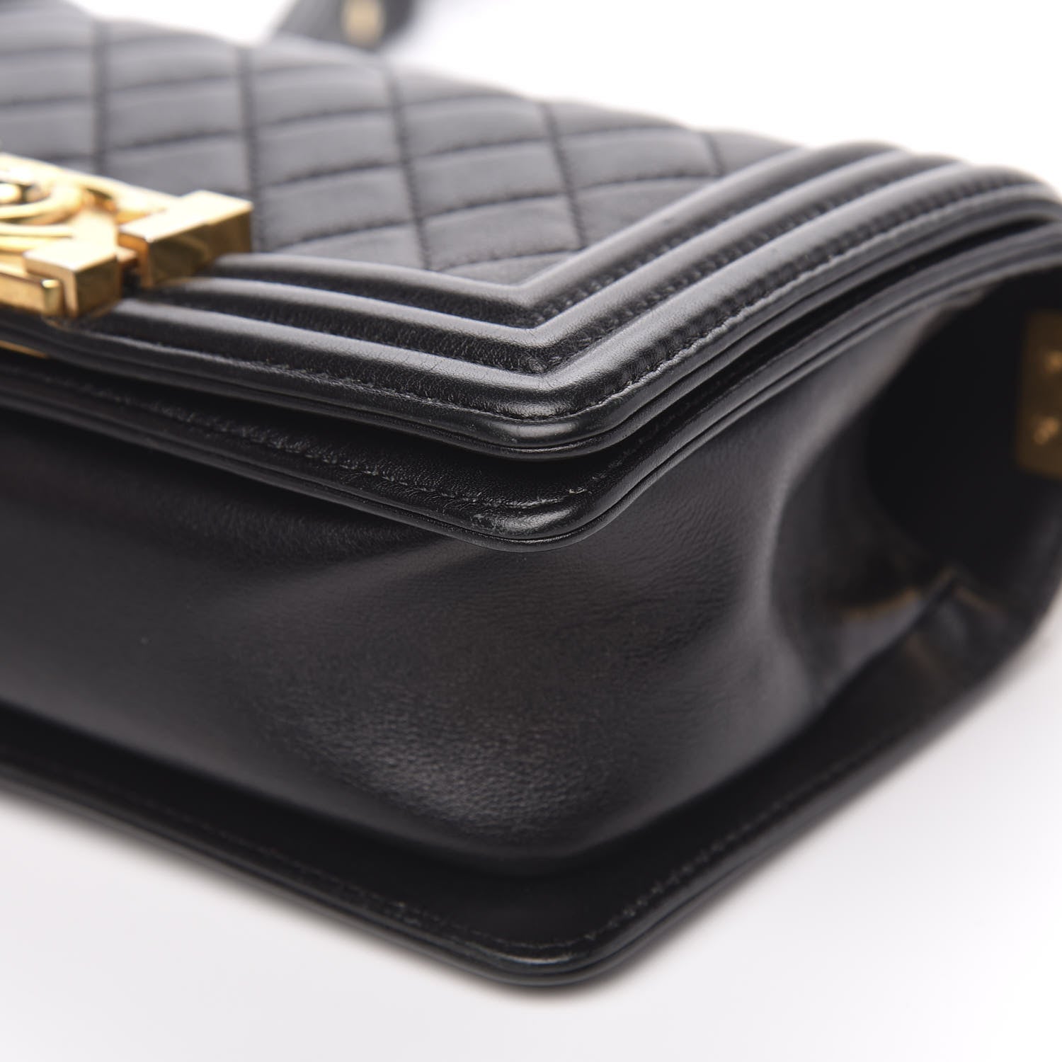Chanel Lambskin Quilted Small Boy Flap Black 11 of 14