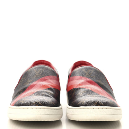 Louis Vuitton Monogram Frontrow Slip On Sneakers 36.5 Rouge 3 of 8
