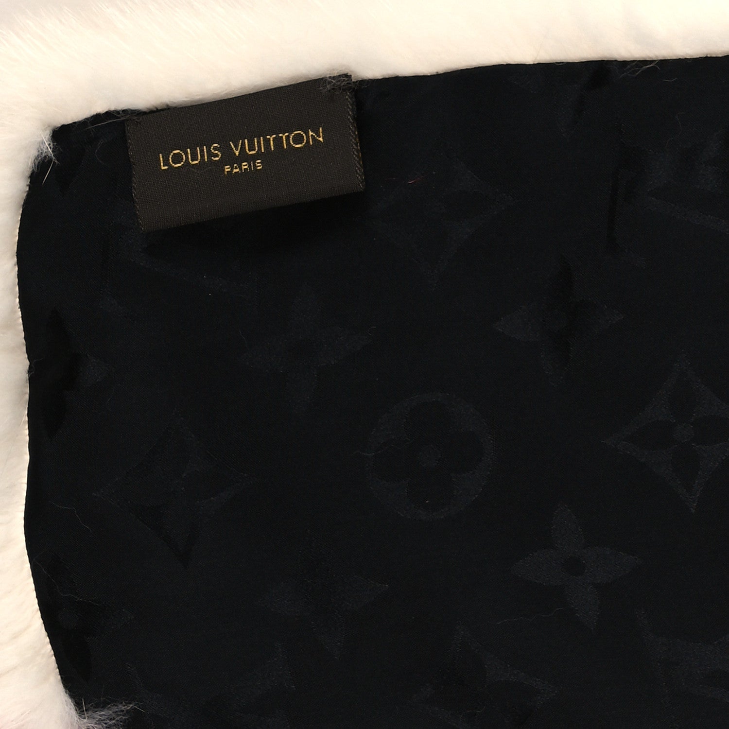 Louis Vuitton Mink Rabbit Lamb Fur Stole Black Brown Red White 3 of 3