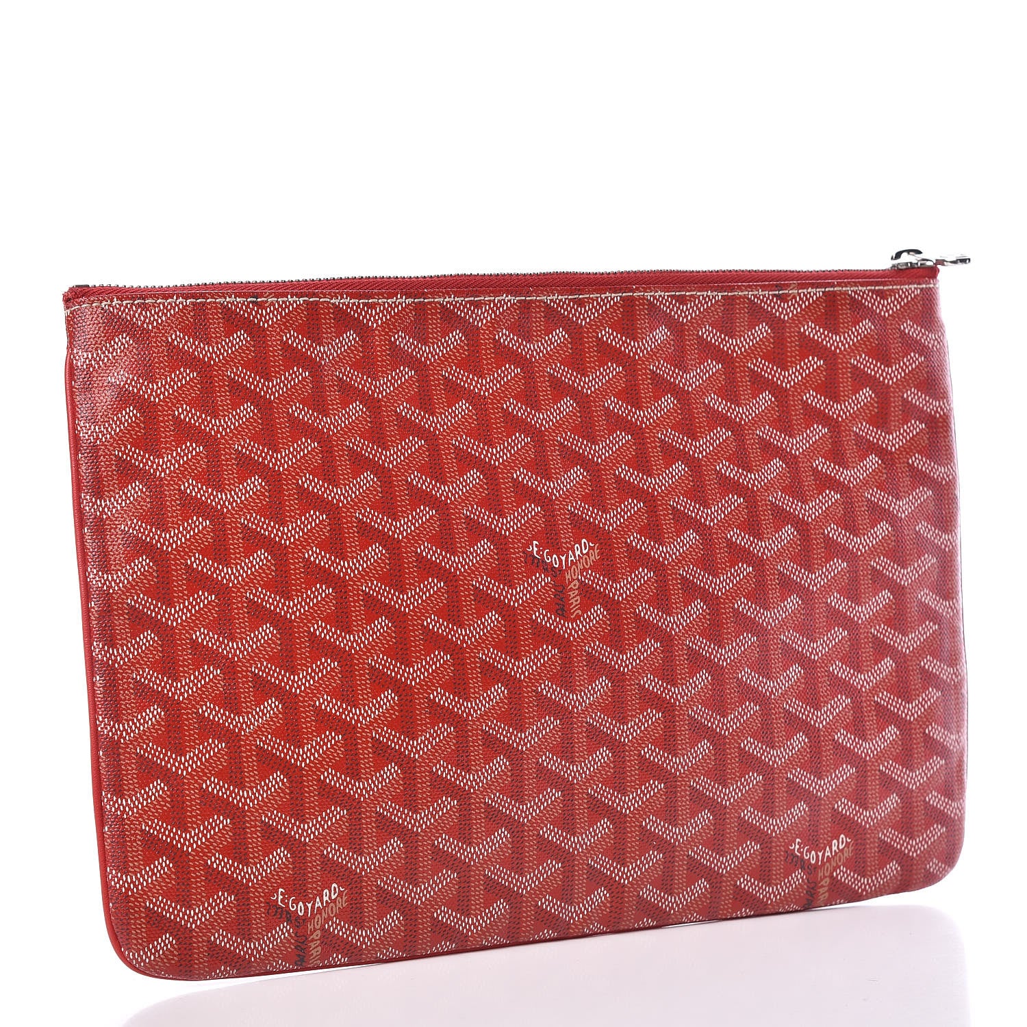 Goyard Goyardine Senat Pochette MM Red 3 of 10